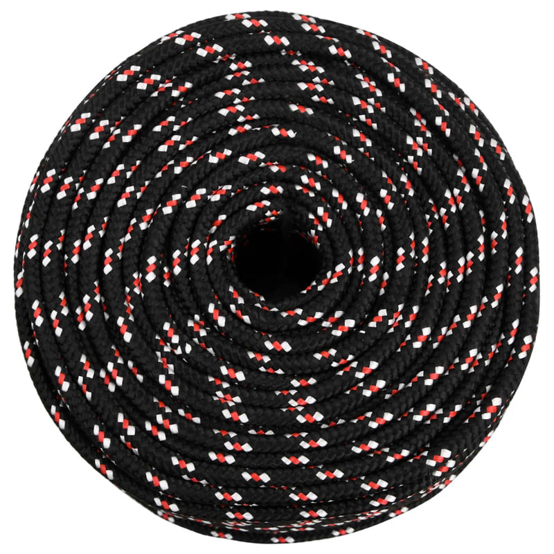 Boat Rope Black 10 mm 25 m Polypropylene