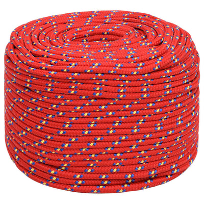 Boat Rope Red 6 mm 25 m Polypropylene