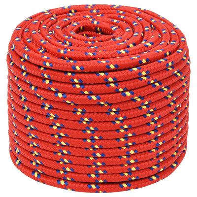 Boat Rope Red 12 mm 25 m Polypropylene