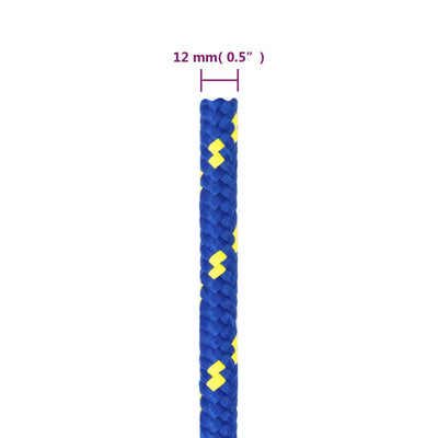 Boat Rope Blue 12 mm 25 m Polypropylene