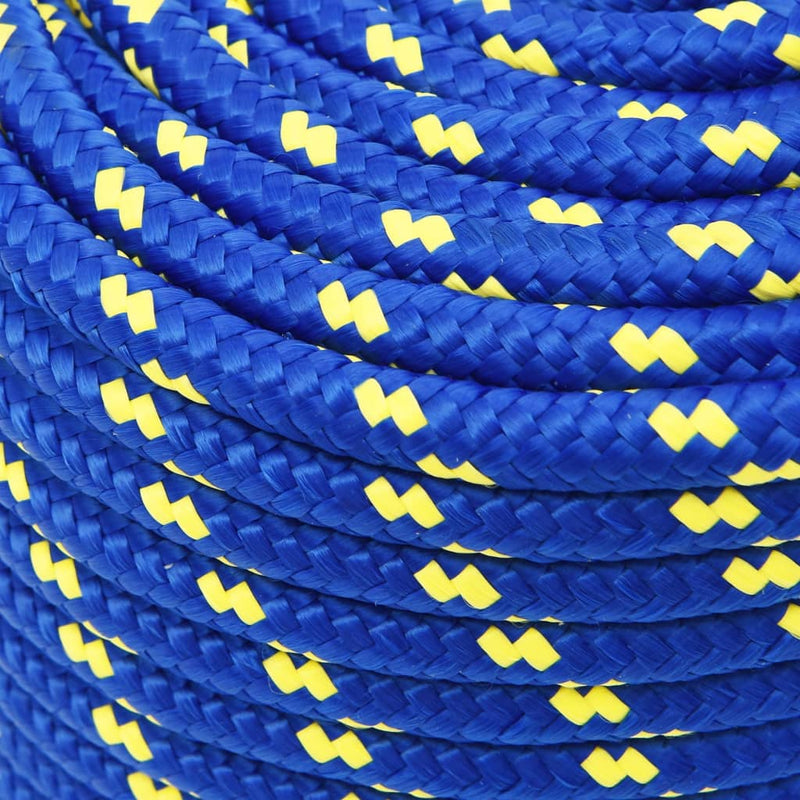 Boat Rope Blue 12 mm 100 m Polypropylene