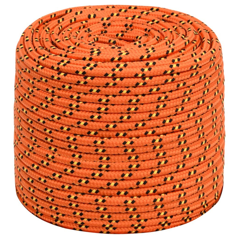 Boat Rope Orange 6 mm 50 m Polypropylene