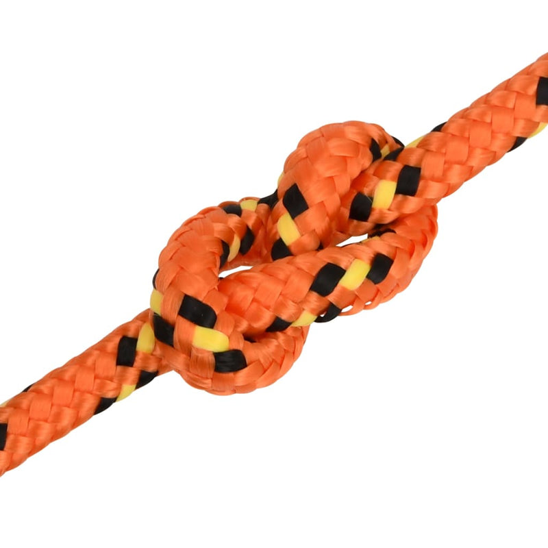 Boat Rope Orange 6 mm 50 m Polypropylene