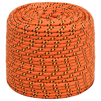 Boat Rope Orange 8 mm 50 m Polypropylene