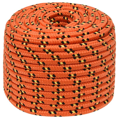 Boat Rope Orange 12 mm 50 m Polypropylene