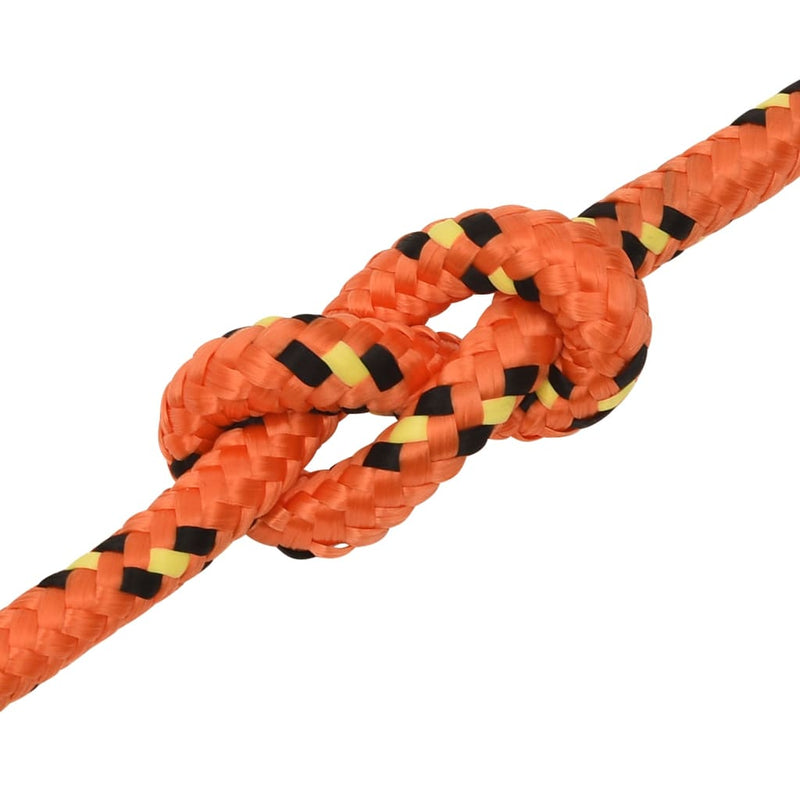 Boat Rope Orange 12 mm 50 m Polypropylene