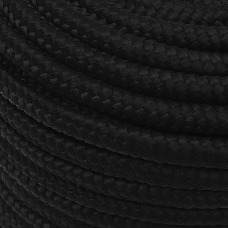 Work Rope Black 12 mm 50 m Polyester