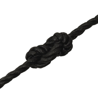 Work Rope Black 12 mm 25 m Polypropylene