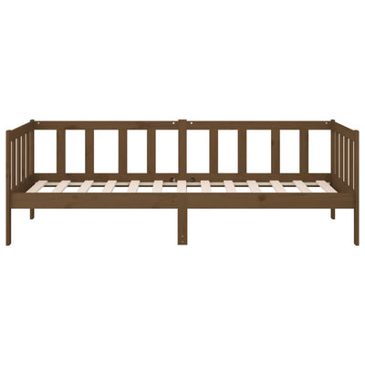 Day Bed without Mattress Honey Brown 90x190 cm Solid Wood Pine