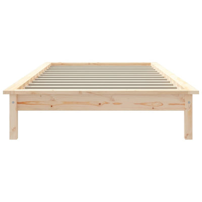 Bed Frame without Mattress 90x190 cm Solid Wood