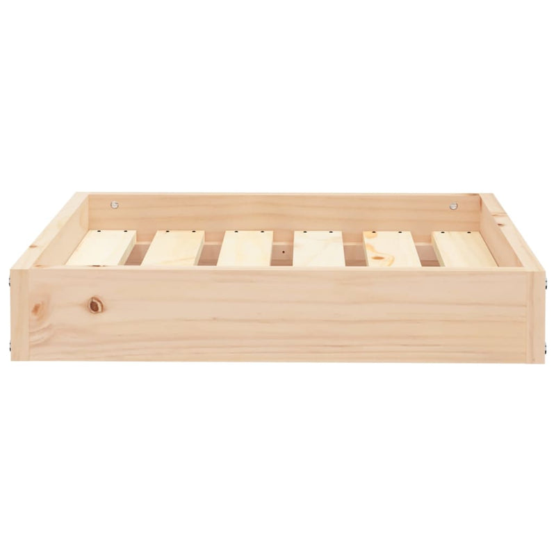 Dog Bed 51.5x44x9 cm Solid Wood Pine