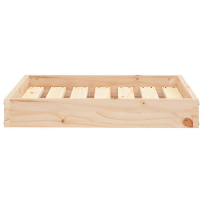 Dog Bed 61.5x49x9 cm Solid Wood Pine