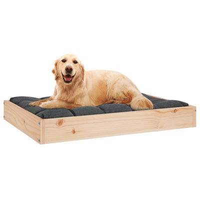 Dog Bed 71.5x54x9 cm Solid Wood Pine