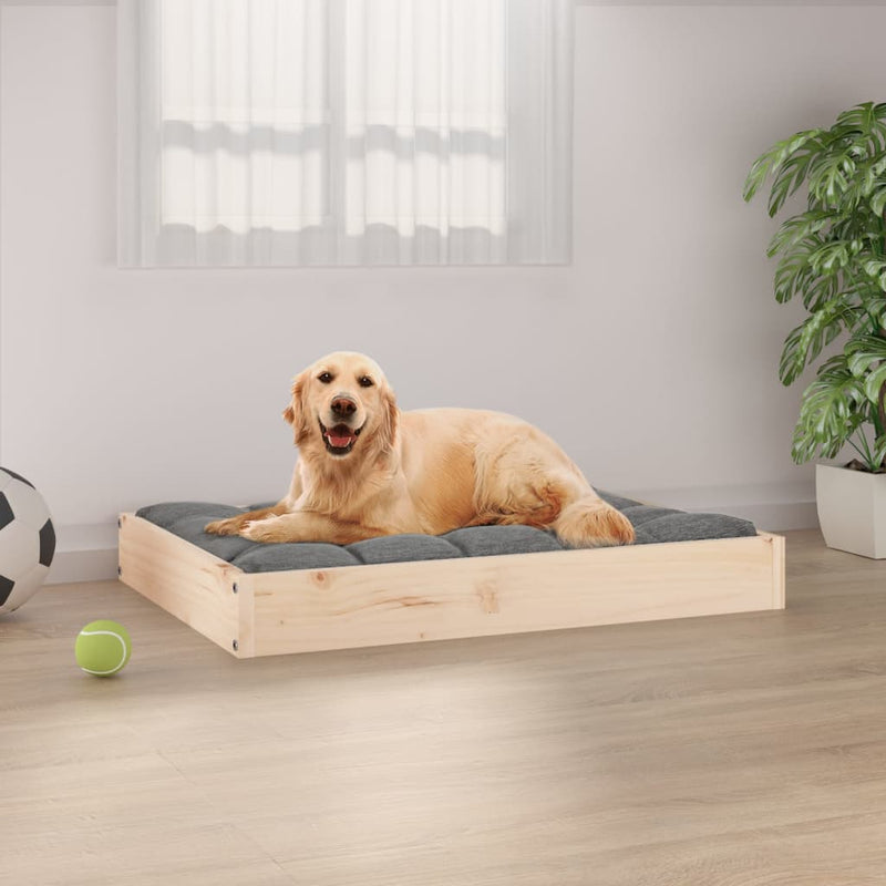 Dog Bed 71.5x54x9 cm Solid Wood Pine