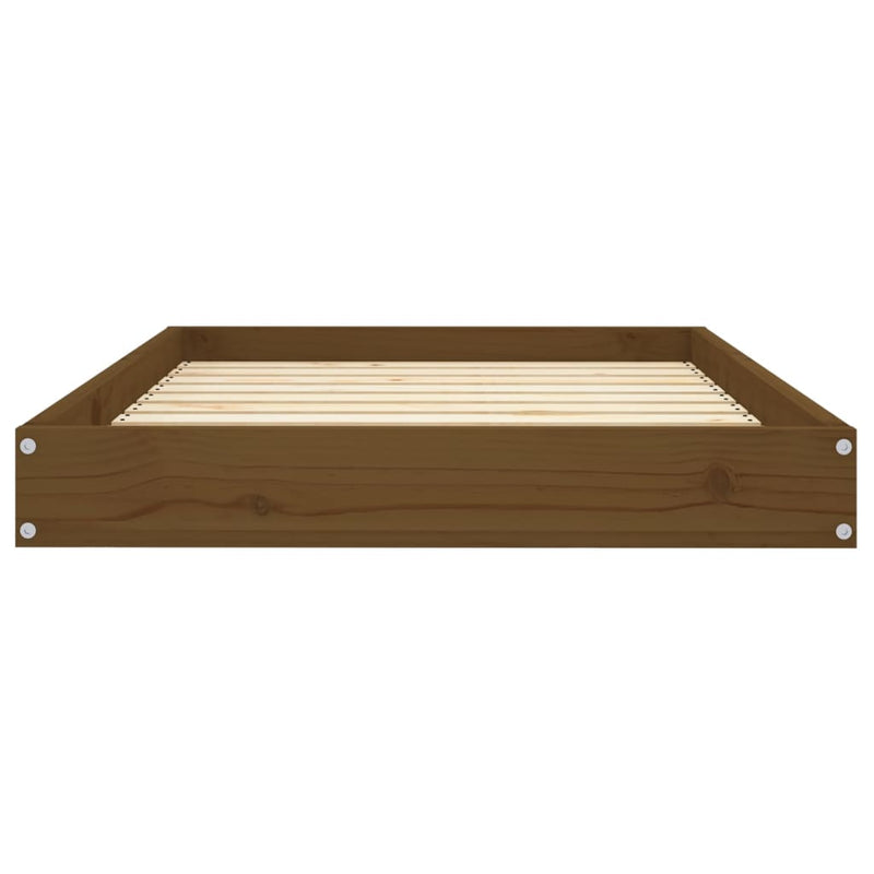 Dog Bed Honey Brown 91.5x64x9 cm Solid Wood Pine