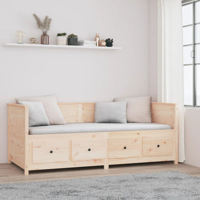 Day Bed without Mattress 80x200 cm Solid Wood Pine