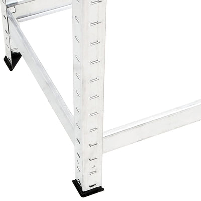 2-Layer Tire Rack Silver 110x40x110 cm Steel