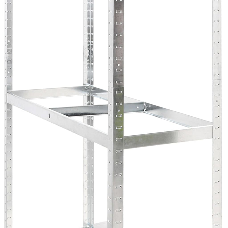 2-Layer Tire Rack Silver 110x40x180 cm Steel