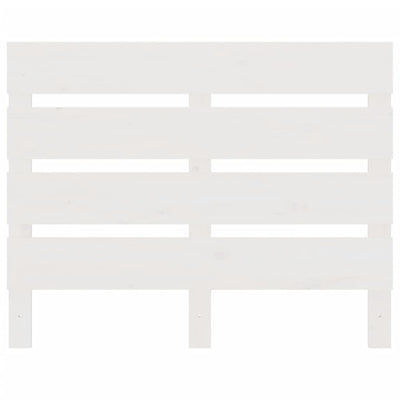 Headboard White 75 cm Solid Wood Pine