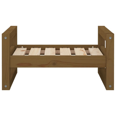 Dog Bed Honey Brown 55.5x45.5x28 cm Solid Pine Wood