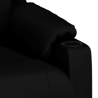 Massage Chair Black Faux Leather