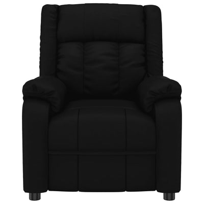 Massage Chair Black Faux Leather