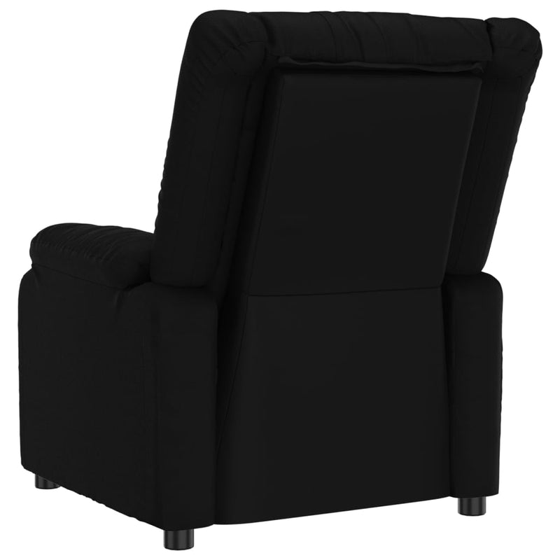 Massage Chair Black Faux Leather