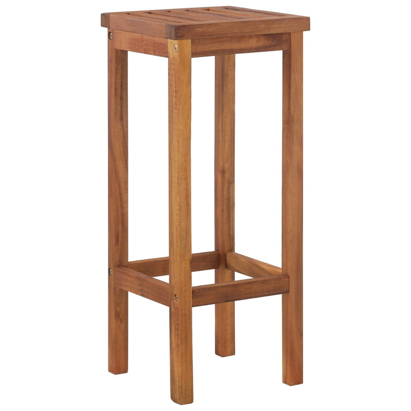 Bar Stools 6 pcs Solid Wood Acacia