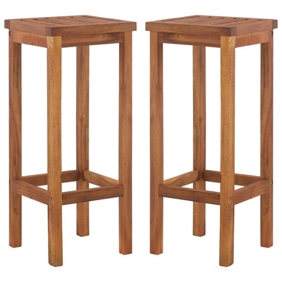 3 Piece Garden Bar Set Solid Wood Acacia