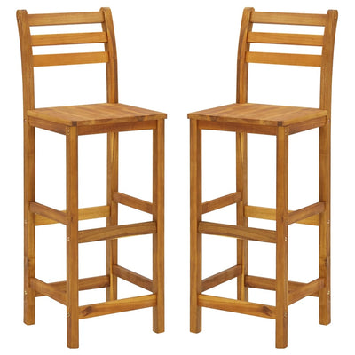 3 Piece Garden Bar Set Solid Wood Acacia