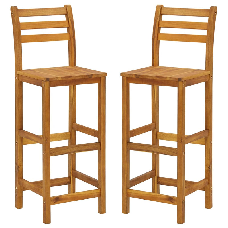 3 Piece Garden Bar Set Solid Wood Acacia