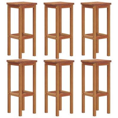 7 Piece Garden Bar Set Solid Wood Acacia