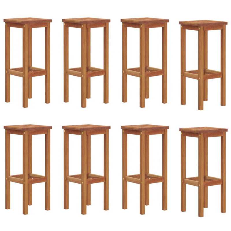 9 Piece Garden Bar Set Solid Wood Acacia