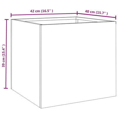 Planter 42x40x39 cm Corten Steel