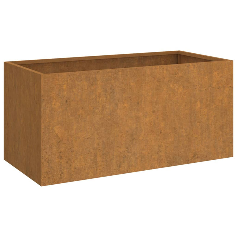 Planter 62x30x29 cm Corten Steel