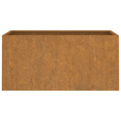 Planter 62x30x29 cm Corten Steel