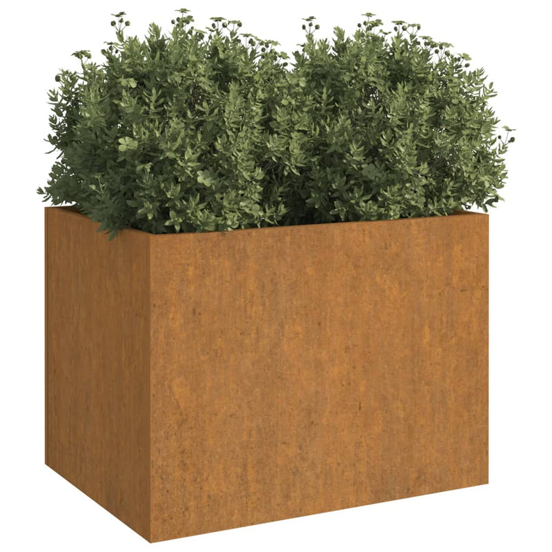 Planter 62x47x46 cm Corten Steel