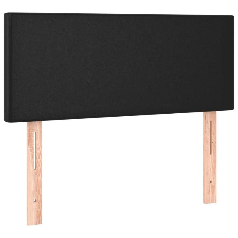 Headboard Black 100 cm Faux Leather