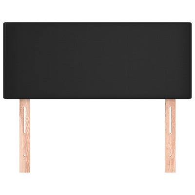 Headboard Black 100 cm Faux Leather