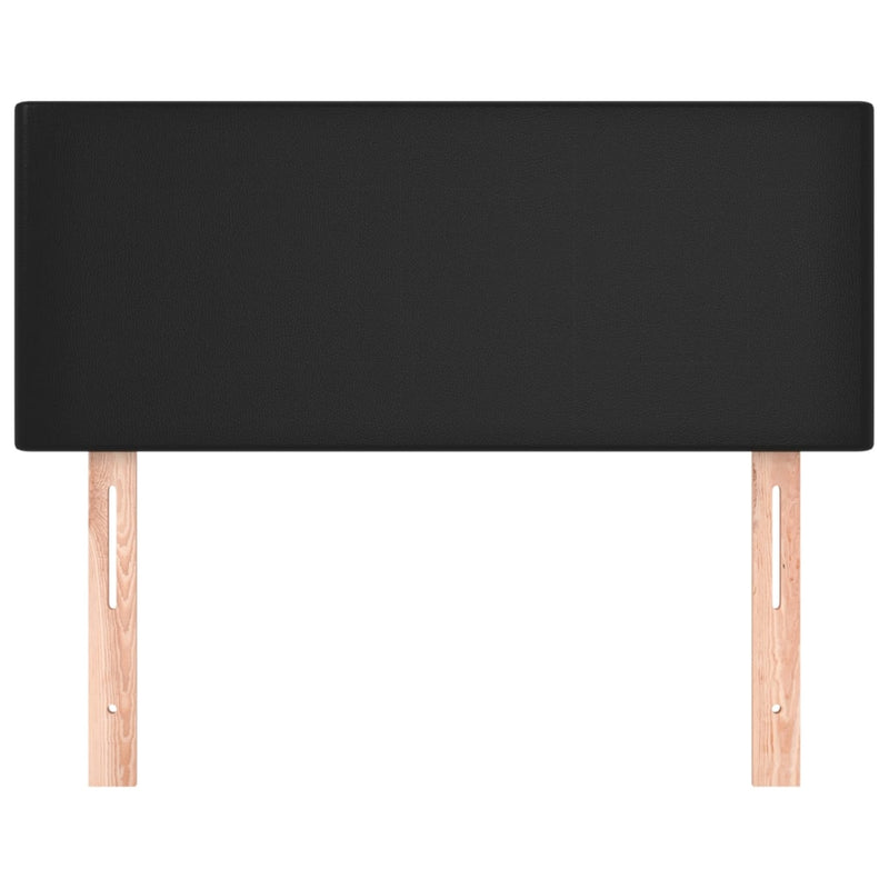 Headboard Black 100 cm Faux Leather