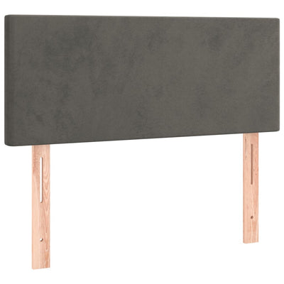 Headboard Dark Grey 100 cm Velvet