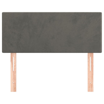 Headboard Dark Grey 100 cm Velvet