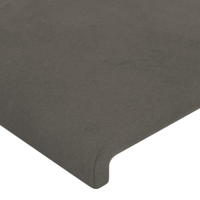 Headboard Dark Grey 100 cm Velvet