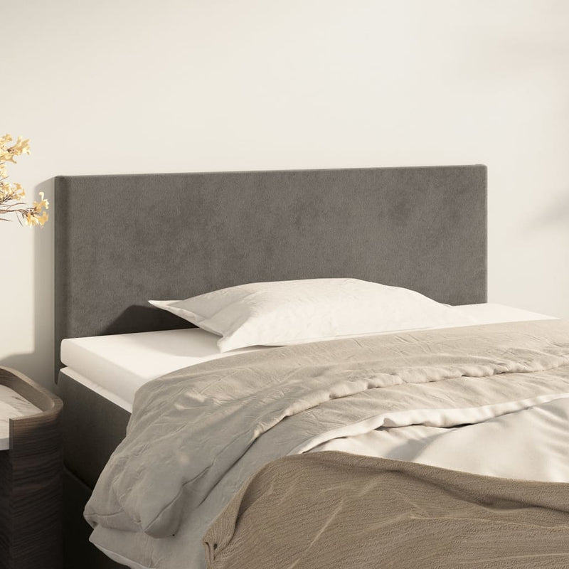 Headboard Dark Grey 100 cm Velvet