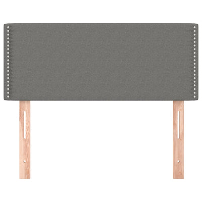 Headboard Dark Grey 100 cm Fabric