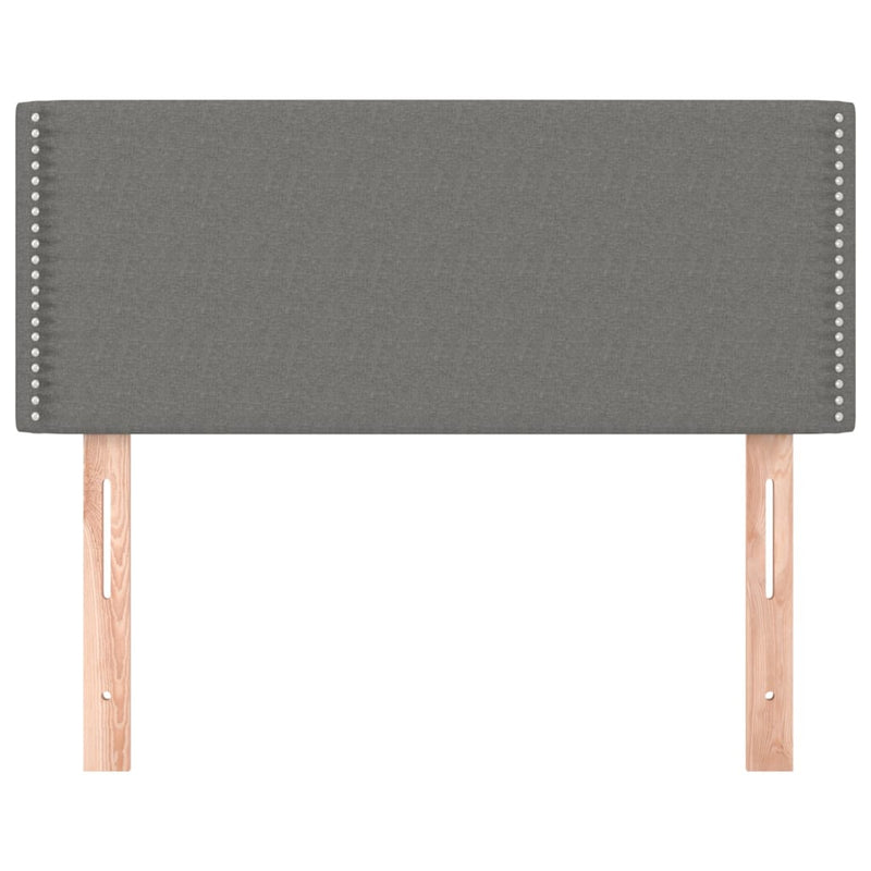 Headboard Dark Grey 100 cm Fabric