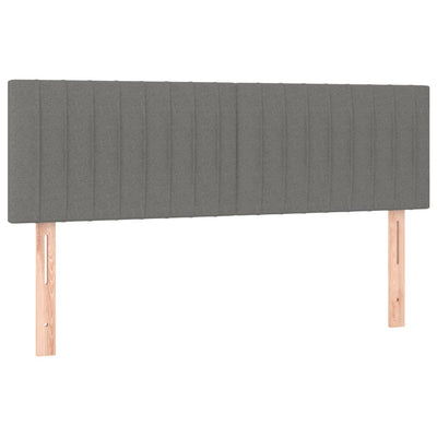 Headboards 2 pcs Dark Grey 72 cm Fabric