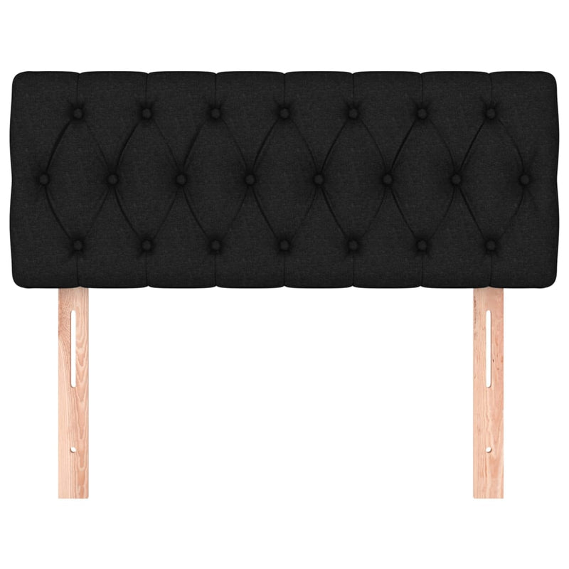 Headboard Black 100 cm Fabric