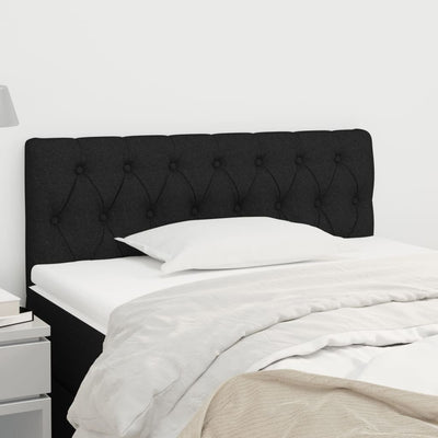 Headboard Black 100 cm Fabric