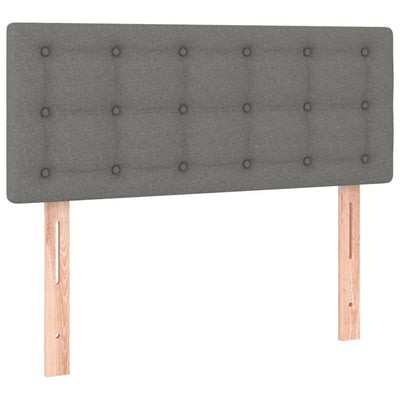 Headboard Dark Grey 100 cm Fabric